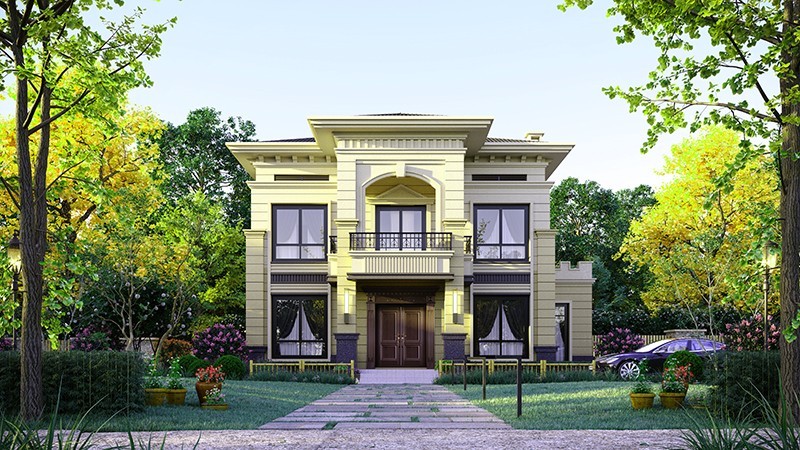 四川中式合院住宅，开放庭院与邻里乡亲更亲近